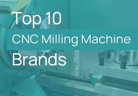 best cnc milling machine manufacturers